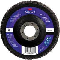 Cubitron 3 Flat Flap Disc 1169F, 4-1/2" x 7/8", Type T27, 40+ Grit, Ceramic Nuna Depot Inc.