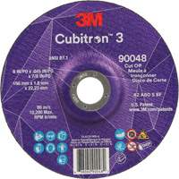 Cubitron 60+ Grit 3 Cut-Off Wheel, 6" x 0.045", 7/8" Arbor, Type T27, Ceramic, 10200 RPM Nuna Depot Inc.
