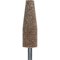 Gemini Vitrified Bond Mounted Point, A38, Aluminum Oxide, 1-1/2" Dia., 1-1/2" L, 60 Grit Nuna Depot Inc.