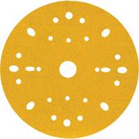 Hookit Gold Abrasive Disc, 6" Dia., 180 Grit, Aluminum Oxide, C-Weight Nuna Depot Inc.
