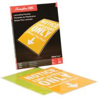 Pochette lamin&eacute;e de format lettre Nuna Depot Inc.