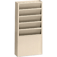 Pr&eacute;sentoirs, Stationnaire, 5 fentes, Acier, 9-3/4" la x 4-1/8" p x 21" h Nuna Depot Inc.