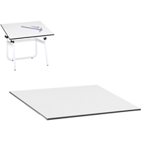 Table Top for Vista Adjustable Drawing Table, 48" W x 3/4" H, White Nuna Depot Inc.