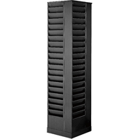 Pr&eacute;sentoirs, Rotatif, 92 fentes, Acier, 14-1/8" la x 14-1/8" p x 66" h Nuna Depot Inc.