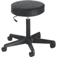 900 Series Task Stool, Mobile, Adjustable, 23" - 33", Vinyl Seat, Black Nuna Depot Inc.