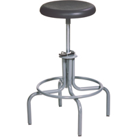 600 Series Stool, Stationary, Adjustable, 22" - 28", Polyurethane Seat, Black Nuna Depot Inc.