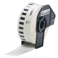 Tape Cartridge for P-touch&reg; Labeling System, 12 mm x 100', Black on White Nuna Depot Inc.