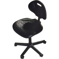 Heavy-Duty Ergonomic Seating, Polyurethane, Black, 250 lbs. Capacity Nuna Depot Inc.