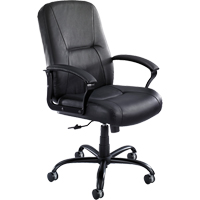 Serenity Big & Tall Chair, Leather, Black, 500 lbs. Capacity Nuna Depot Inc.