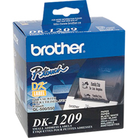 DK Series Address Labels, 1-1/8" W x 2-1/2" L, White Nuna Depot Inc.