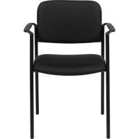 Chaises empilables, Tissu, Hauteur 32", Capacit&eacute; 300 lb, Noir Nuna Depot Inc.