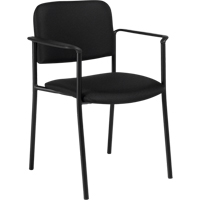 Chaises empilables, Tissu, Hauteur 32", Capacit&eacute; 300 lb, Noir Nuna Depot Inc.