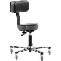 SF150 Ergonomic Chair, Vinyl Seat, Black Nuna Depot Inc.