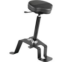 TA 200 Ergonomic Sit/Stand Chair, Vinyl Seat, Black Nuna Depot Inc.