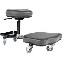 Chaise ergonomique Flex, Vinyle, Noir/gris Nuna Depot Inc.