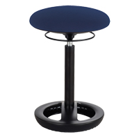 Chaise ergonomique Twixt, Stationnaire, Ajustable, , Mailles en polyester Si&egrave;ge, Bleu Nuna Depot Inc.