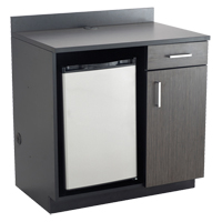 Armoire modulaire, M&eacute;lamine, 39" h x 36" la x 25" P, Nuit d'Asie/noir Nuna Depot Inc.