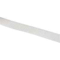 Fastener Tape, Hook, 25 yds x 1", Sew-On, White Nuna Depot Inc.