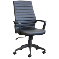 Activ A-128 Office Chair, Polyurethane, Black, 275 lbs. Capacity Nuna Depot Inc.