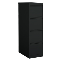 Classeur vertical, Acier, 4 tiroirs, 15-1/7" la x 25" p x 52" h, Noir Nuna Depot Inc.