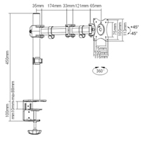 Bras pour moniteur ActivErgo Nuna Depot Inc.
