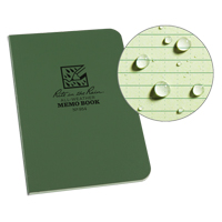 Memo Book, Soft Cover, Green, 112 Pages, 3-1/2" W x 5" L Nuna Depot Inc.