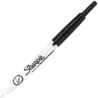Retractable Permanent Marker, Black, Ultra Fine Tip Nuna Depot Inc.