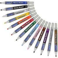 Brite-Mark&reg; Medium Paint Marker, Liquid, White Nuna Depot Inc.