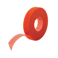 One-Wrap&reg; Cable Management Tape, Hook & Loop, 25 yds x 5/8", Self-Grip, Orange Nuna Depot Inc.