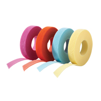 One-Wrap&reg; Cable Management Tape, Hook & Loop, 25 yds x 3/4", Self-Grip, Aqua Nuna Depot Inc.