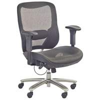 Economical Big & Tall Chair, Mesh, Black, 450 lbs. Capacity Nuna Depot Inc.