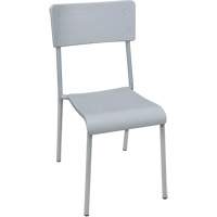 Ventura Stacking Chair, Polypropylene, 36" High, 300 lbs. Capacity, Grey Nuna Depot Inc.