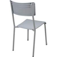 Ventura Stacking Chair, Polypropylene, 36" High, 300 lbs. Capacity, Grey Nuna Depot Inc.