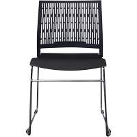 Activ Series Stacking Chairs, Polypropylene, 32-3/8" High, 275 lbs. Capacity, Black Nuna Depot Inc.