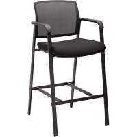 Activ Series Barstool Chair, Stationary, Fixed, 58-1/2", Mesh Seat, Black Nuna Depot Inc.