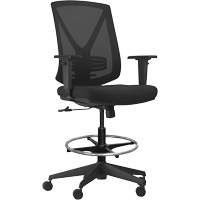 Activ Series Synchro-Tilt Adjustable Chair, Fabric/Mesh, Black, 275 lbs. Capacity Nuna Depot Inc.
