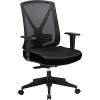 Activ Series Premium Synchro-Tilt Adjustable Chair, Fabric/Mesh, Black, 275 lbs. Capacity Nuna Depot Inc.