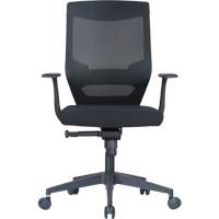 Activ Series Synchro-Tilt Office Chair, Fabric/Mesh, Black, 275 lbs. Capacity Nuna Depot Inc.