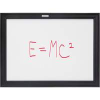 Black MDF Frame Whiteboard, Dry-Erase/Magnetic, 24" W x 18" H Nuna Depot Inc.