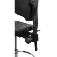 Tabouret robuste et ergonomique, Mobile, Ajustable, 39" - 48", Polyur&eacute;thane Si&egrave;ge, Noir Nuna Depot Inc.