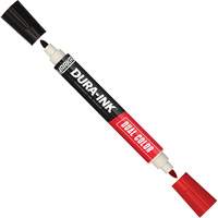 Markal&reg; Dura-Ink&reg; Dual Colour Permanent Ink Marker, Black/Red, Bullet Tip Nuna Depot Inc.