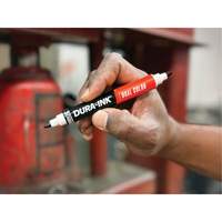 Markal&reg; Dura-Ink&reg; Dual Colour Permanent Ink Marker, Black/Red, Bullet Tip Nuna Depot Inc.