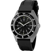 Montre Steel Navigator sur ensemble bracelet en caoutchouc noir de trois morceaux, Num&eacute;rique, &agrave; piles, 41 mm, Noir Nuna Depot Inc.