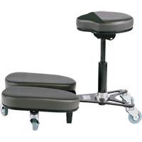 Chaise &agrave; genoux r&eacute;glable, Vinyle, Noir/gris Nuna Depot Inc.