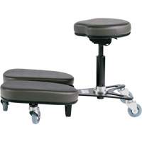 Chaise &agrave; genoux r&eacute;glable, Vinyle, Noir/gris Nuna Depot Inc.