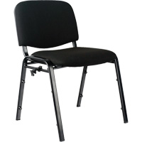 Stacking Chairs, Fabric, 32" High, 250 lbs. Capacity, Black Nuna Depot Inc.