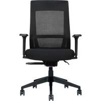 Chaise &agrave; dossier moyen avec m&eacute;canisme &agrave; basculement synchronis&eacute; &agrave; d&eacute;tection de poids , Mailles, Noir Nuna Depot Inc.