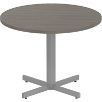 Table ronde &agrave; hauteur r&eacute;glable Newland, 36" lo x 36" la x 29" h, Dessus de 1", Stratifi&eacute;, Brun Nuna Depot Inc.