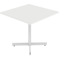 Table carr&eacute;e &agrave; hauteur r&eacute;glable Newland, 36" lo x 36" la x 29" h, Dessus de 1", Stratifi&eacute;, Blanc Nuna Depot Inc.
