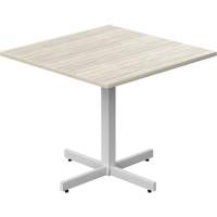 Table carr&eacute;e &agrave; hauteur r&eacute;glable Newland, 36" lo x 36" la x 29" h, Dessus de 1", Stratifi&eacute;, Havane Nuna Depot Inc.